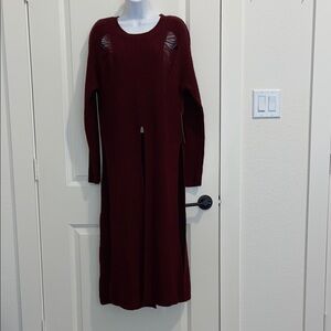 Women's Burgundy Sweater